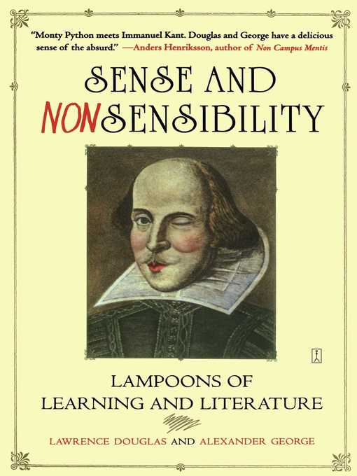 Upplýsingar um Sense and Nonsensibility eftir Lawrence Douglas - Biðlisti